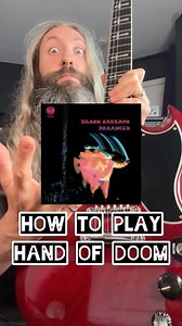 How to Play @blacksabbath Hand Of Doom 🦇✝️ Full TAB available now on @patreon Gibson Custom Shop Iommi SG (E-Std) @labellastrings Iommi 9-42 C# Standard Strings Walpurgis Vol2 Overdrive / Preamp Carvin FET 401 Power Amp #blacksabbath #tonyiommi #gibsonsg #doesitdoom | Does It Doom