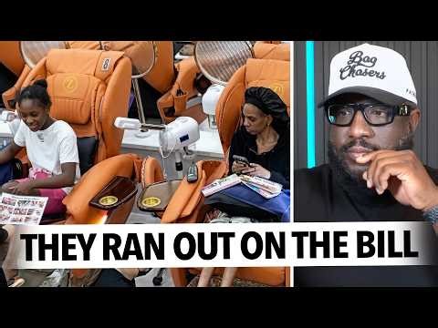 "They Ran Off After Getting More Than $400 Worth of Services..." Black Women Don't Pay In Nail Salon