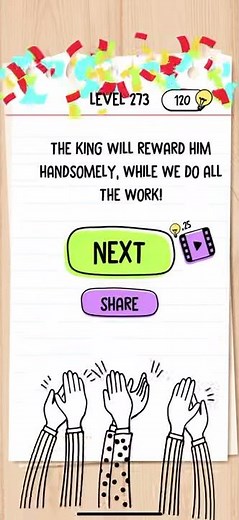 Brain Test - Level 273 Walkthrough