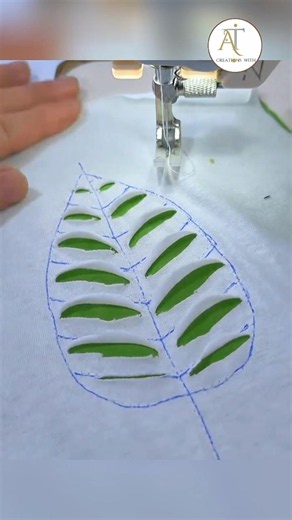Amazing Sewing Machine Embroidery Idea