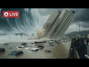 Largest Tsunami Ever Captured on Camera | China’s Skyscrapers Destroyed