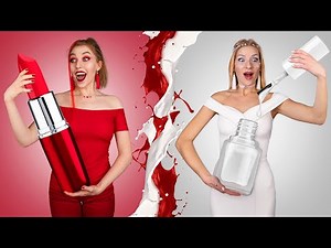 Red and White Challenge! One Color for 24 Hours