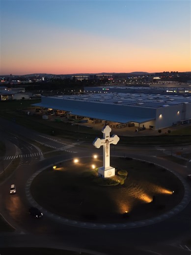 Najlepši kruzni tok u Srbiji? ☦️💙 #kragujevac #krst #drone #fyp #foryou