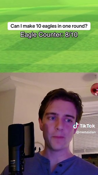 Day 9 of the quest for 10 eagles in one round of Switch Sports Golf!