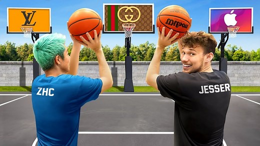 Make the shot, win the prize! 🏀💰 | Jesser