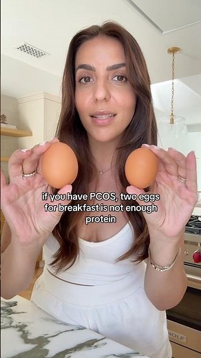 Protein is important when it comes to PCOS! Here’s how to incorporate more into your meals 💕