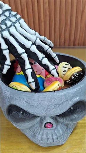 The Spookiest Candy Thief Ever! 💀🍬 #HalloweenShorts