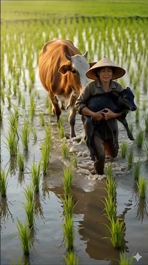 Mother Cow’s Cry Leads to an Emotional Calf Rescue 💔🐄 | Real Life Rescue#ytshorts #cow