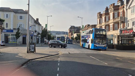 *FIRST DAY IN SERVICE* Brighton & Hove Bus 763 (YY25 HZZ) leaving Eastbourne Cornfield Road operating Route 12A to Eastbourne Bus Garage with an assault alarm!!! #brightonandhove #blowthisup #eastbourne #legenddriver