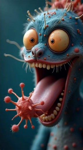 ​The Happy Virus Monster | Creepy Cute Creature Animation