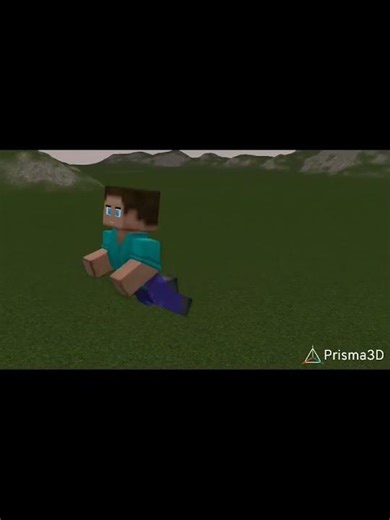 Steve does a backflip #3danimation #minecraft