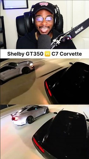 Shelby GT350 🆚 C7 Corvette Roll Race