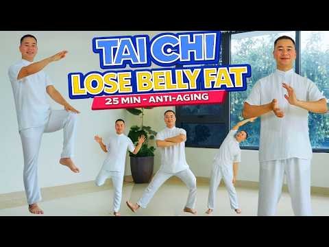 25-Min Tai Chi for Weight Loss & Anti-Aging - Burn Fat and Feel 10 Years Younger After 50