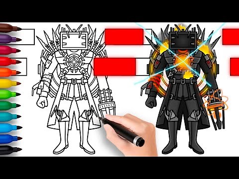 HOW TO DRAW NEW UPGRADED WATCHMAN OF DOOM | Skibidi Toilet 79 (Part 2) - Quick and easy drawing