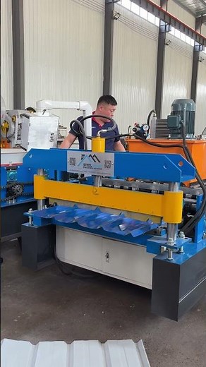 Trapezoidal sheet roofing roll forming machine#rollformingmachine #rollformingmachinemanufacturer