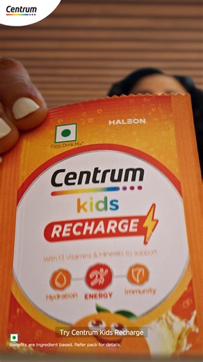 Centrum Kids Recharge Multivitamin Energy Drink Mix | Centrum India