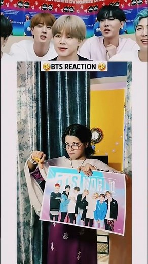 BTS REACTION 😂😂 #bts #btsreaccionaa #btsreaction #kpopreaction #btsvlivetoday #boybandfandom