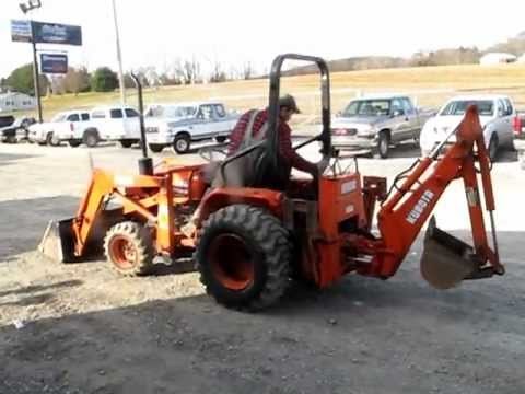 Kubota B20 Tractor Loader Backhoe