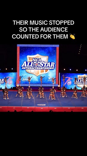 NCA Cheer: Music Stopped, Audience Counted | Cheerleading Stunts & Acrobatics