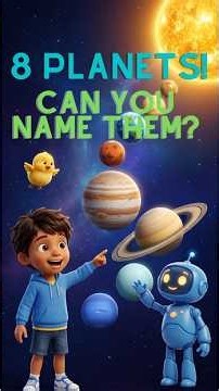 Solar System for Kids ☀️🪐 | Learn All 8 Planets with Milo & Friends!
