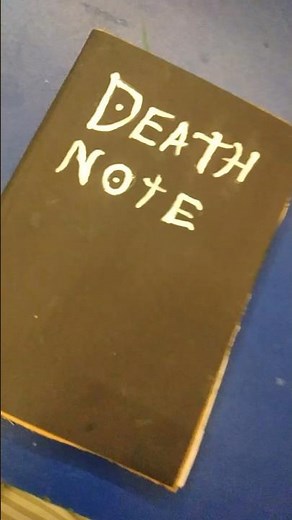 how to make death note at home with papet #anime #deathnote #yt #craft