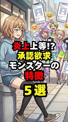 承認欲求モンスターの特徴 5選