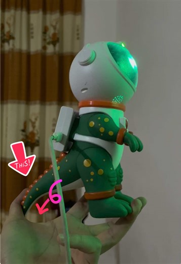 Space dinosaurs star projector light