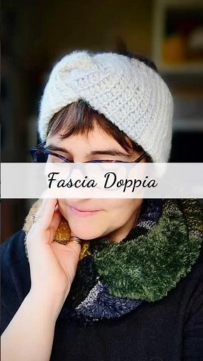 Fascia doppia all’uncinetto super calda e morbida 🌸 #perfiloesegno #crochet #uncinetto