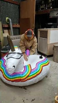 The BEST way to inflate a Snow Tube