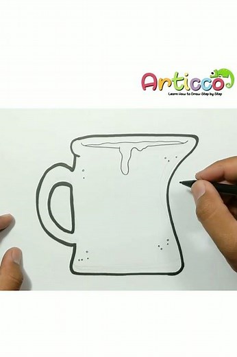 How to Draw Jug | Measuring Jug