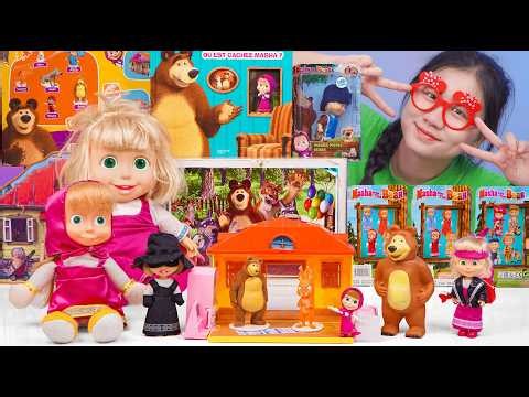 94 Minutes Satisfying with Unboxing Cute Masha and The Bear Toys Collection ASMR 💜 Toys Review