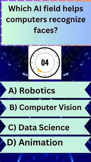 Which AI Field Helps Computers Recognize Faces? 🤖👀 | Test Your Tech Knowledge #ShortsAI & Tech