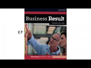 Business Result elementary 2nd edition 2.7
