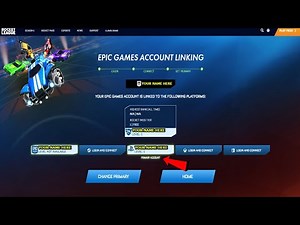 How To Links Your Epic Account with Rocket League Account in Fortnite! (Unlocked Lamborghini STO)