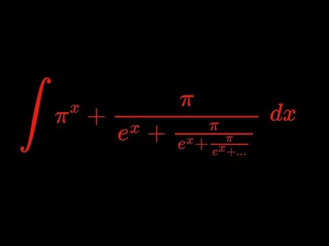Monster Integral of pi^x+pi/e^x+pi/e^x+pi/e^x+... dx