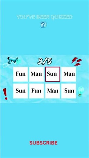 SUN - MAN - FUN: The Viral On Beat Challenge! (Level: Impossible Speed) | You’ve Been Quizzed