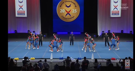 TEAM COLOMBIA 🇨🇴 JUNIOR COED ADVANCED SEMI-FINALS ICU 2025 | Wiki cheer