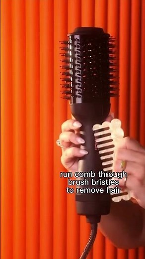 here's a super easy 2-step guide to keep your amika hair blow dry brush 2.0 looking the best ✨