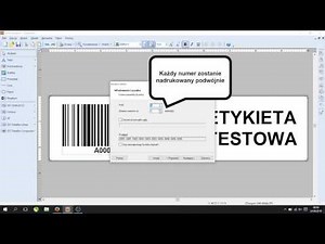 Zebra Designer - przygotowanie etykiety do druku