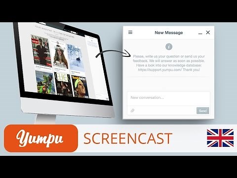 Screencast - How can I get support from Yumpu.com?