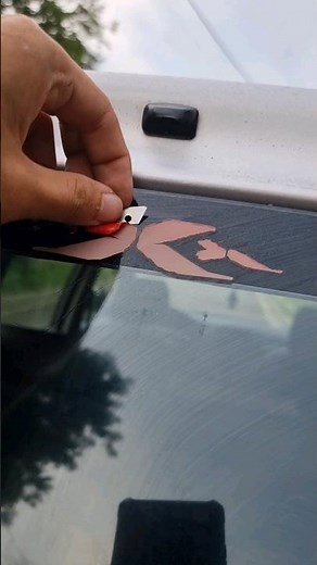 Quick Way to Remove Old Decals 🚗 #detailing