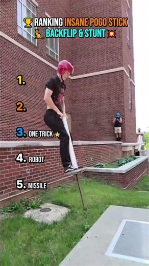 INSANE POGO STICK BACKFLIP & STUNT RANKING 🦘💥 #usa