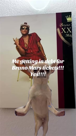 Getting In Debt for Bruno Mars Tickets