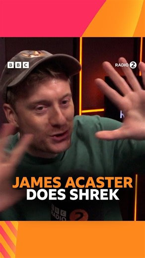 BBC Radio 2 on Instagram: "James Acaster doing his best Shrek - it's like they're in the room!"