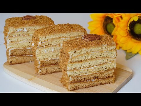 Medovik RUSSIAN HONEY CAKE Recipe | EASIEST WAY #94
