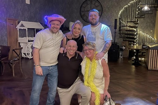 28 red hot pics as popular firefighter hosts retirement bash at Burnley venue