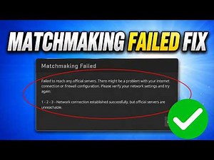 How To Fix CS2 Matchmaking Failed - Failed To Reach Any Official Servers (2026)