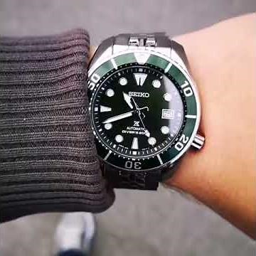 Seiko Prospex Diver 200m SPB103J1 Green Sumo Wrist Show