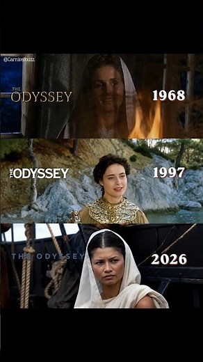 Every Odyssey Movie Ever Made 🏛️ 1954 to 2026 (Then & Now) #theodyssey #thenandnow #odyssey