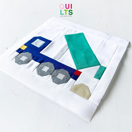 PDF Quilt Block Pattern – Tipper Truck – Vehicle Quilt - Etsy